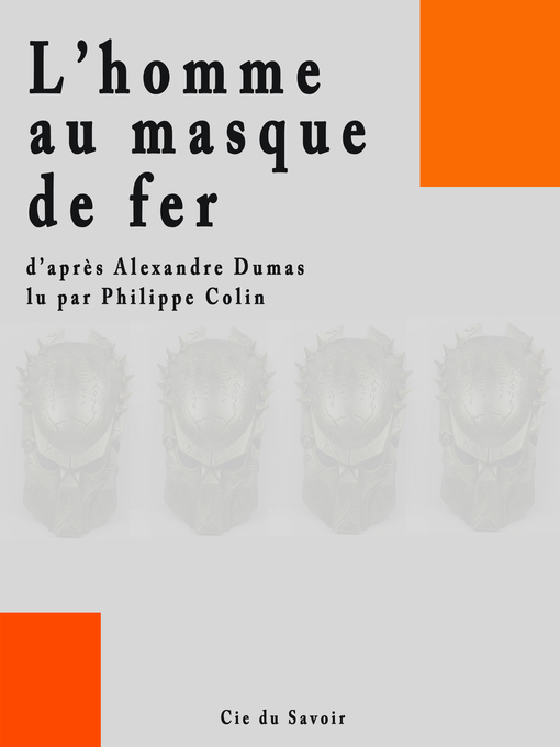 Title details for L'homme au masque de fer by Alexandre Dumas - Available